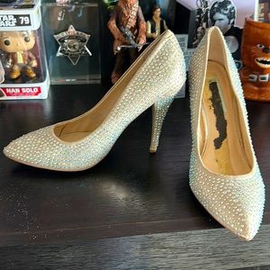 Betsy’s Johnson rhinestone heels size 10